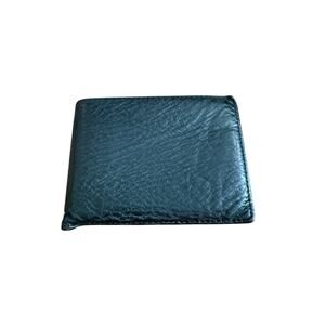 Buxton Men’s Bifold Wallet Black Genuine Leather Credit Card Pebbled Leather